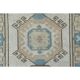 1970s Vintage Turkish Oushak Handmade  Beige Area Rug 113x192