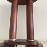 Art Deco wooden pedestal table