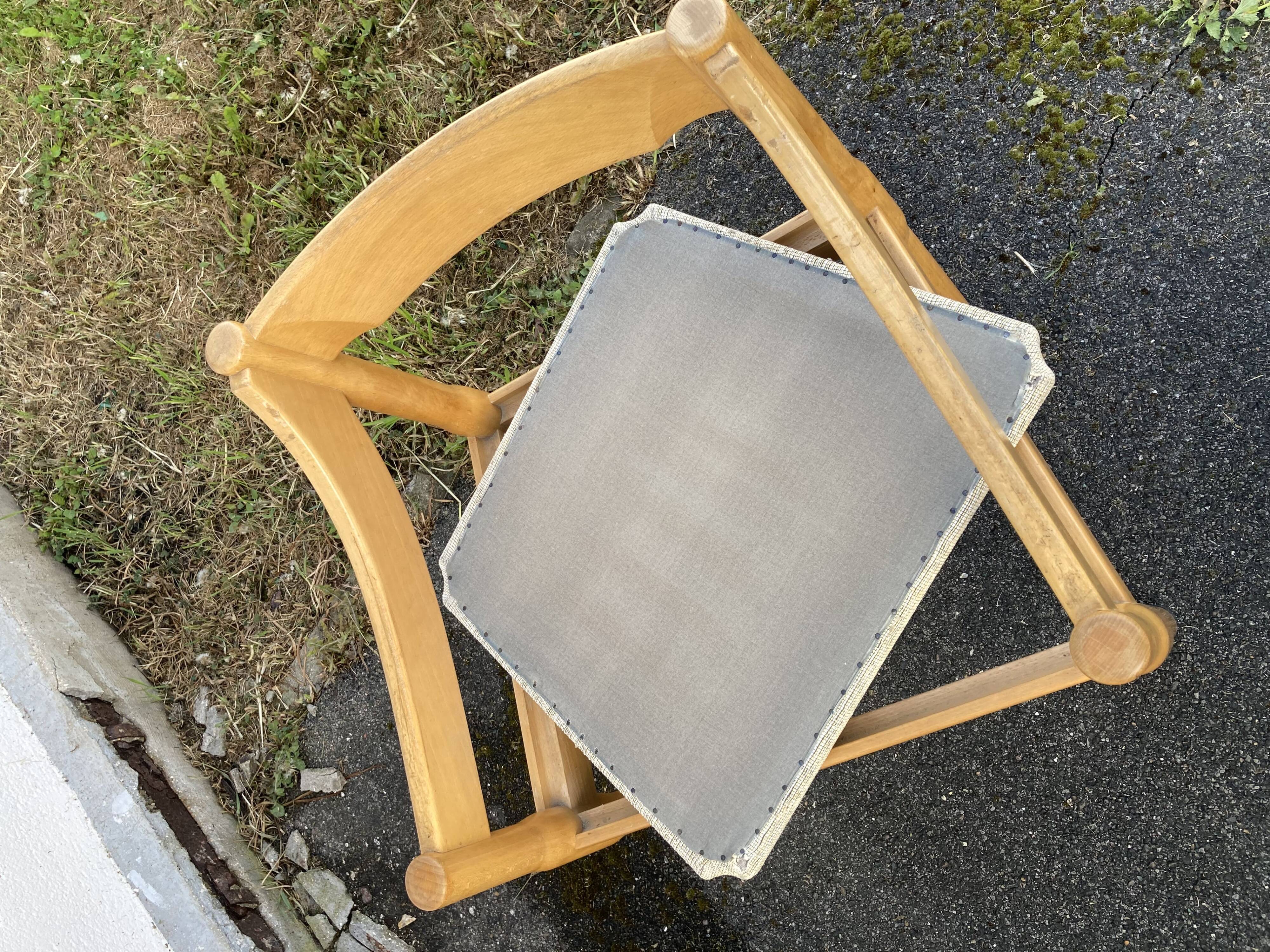 Six Carimate Cassina armchairs 1960's by Vico Magistretti