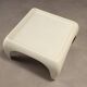 Vintage Space Age white fibreglass coffee tables, design, 1960s