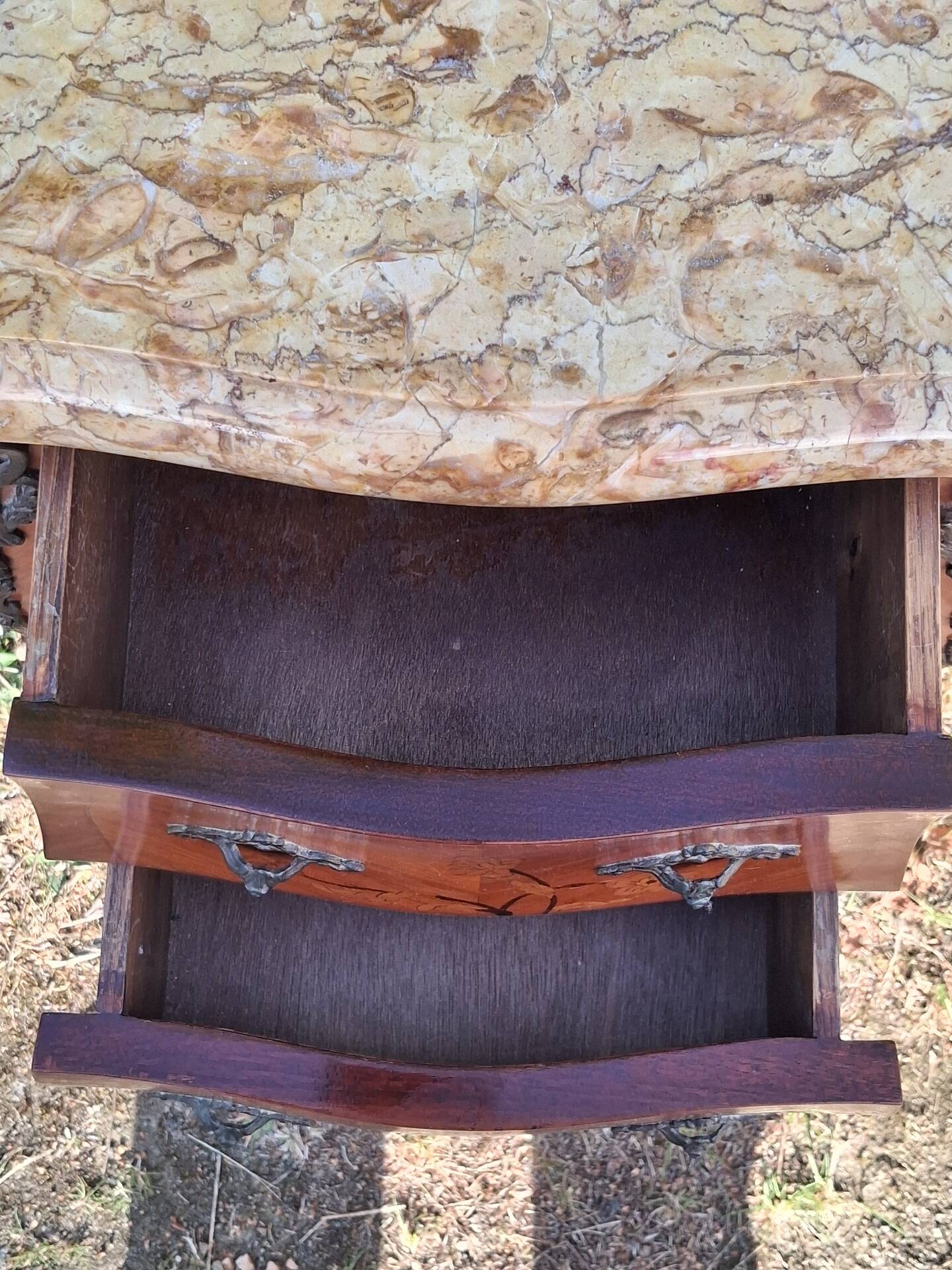 Pair of bedside tables in Louis XV style