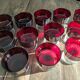 Lot de 12 coupes à champagne Luminarc modèle Suède rouge