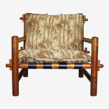 Pine armchair