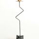 Set of 3 candlesticks | IKEA “Kräsen” from the 1980s | Steel, Brass, Granite