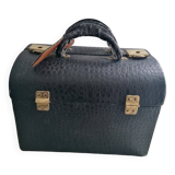 Vanity case old Bergo Aubusson black