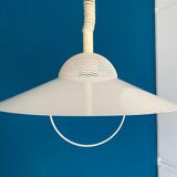 Vintage white vintage pendant with a perforated top