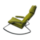 Metal and wool rocking-chair, years 70/80
