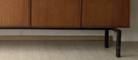 Vintage Scandinavian low sideboard