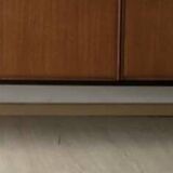 Vintage Scandinavian low sideboard