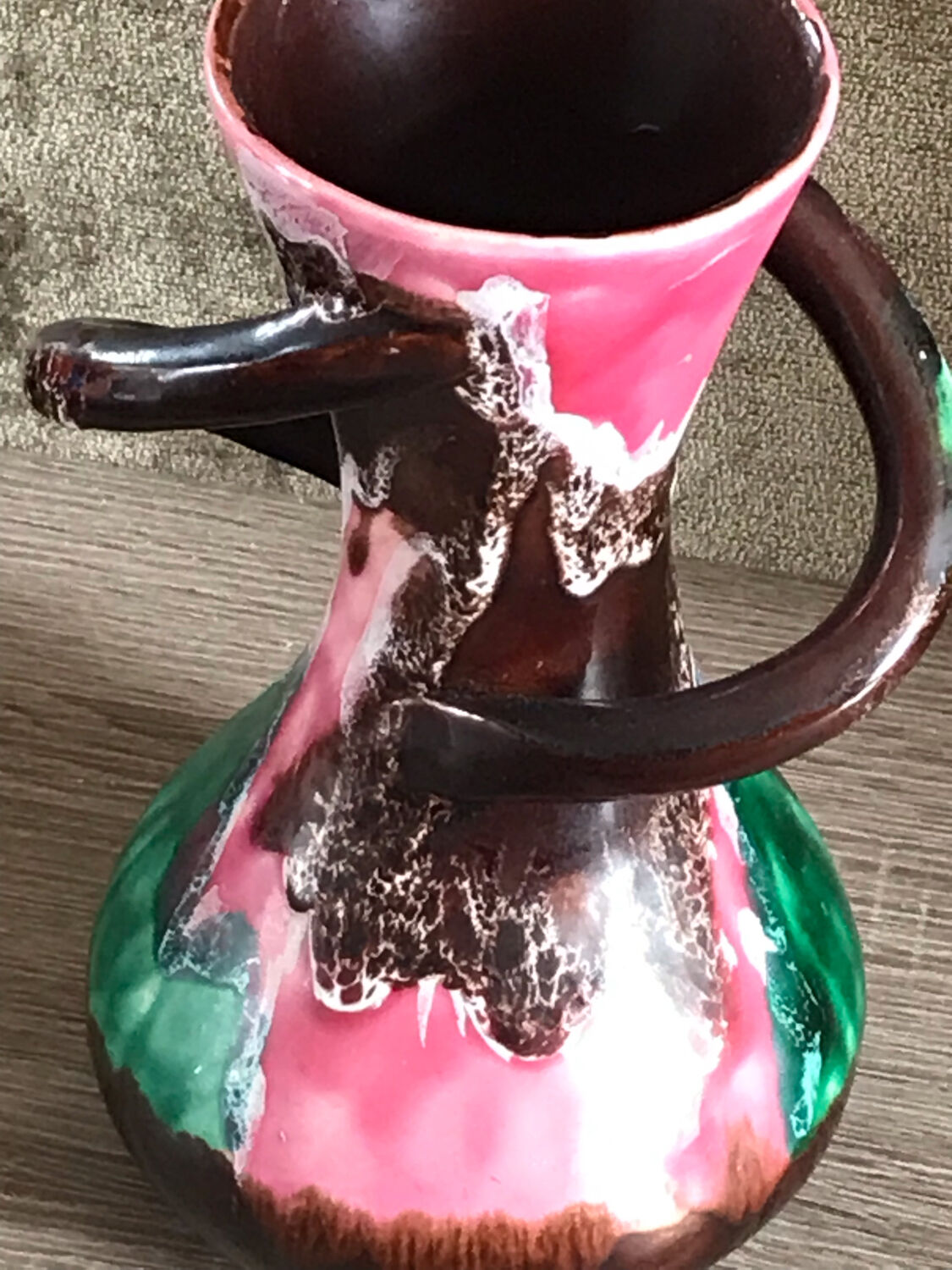 Vase Vallauris 60s signed