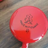 Enamelled service and its 4 cups