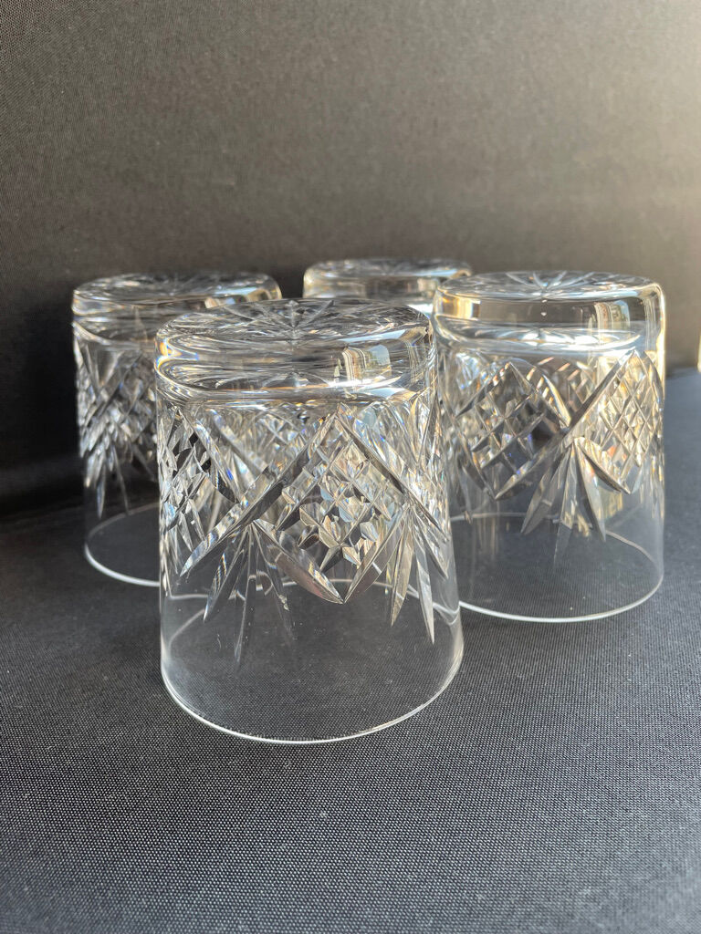 Whiskey glasses - hand-cut crystal