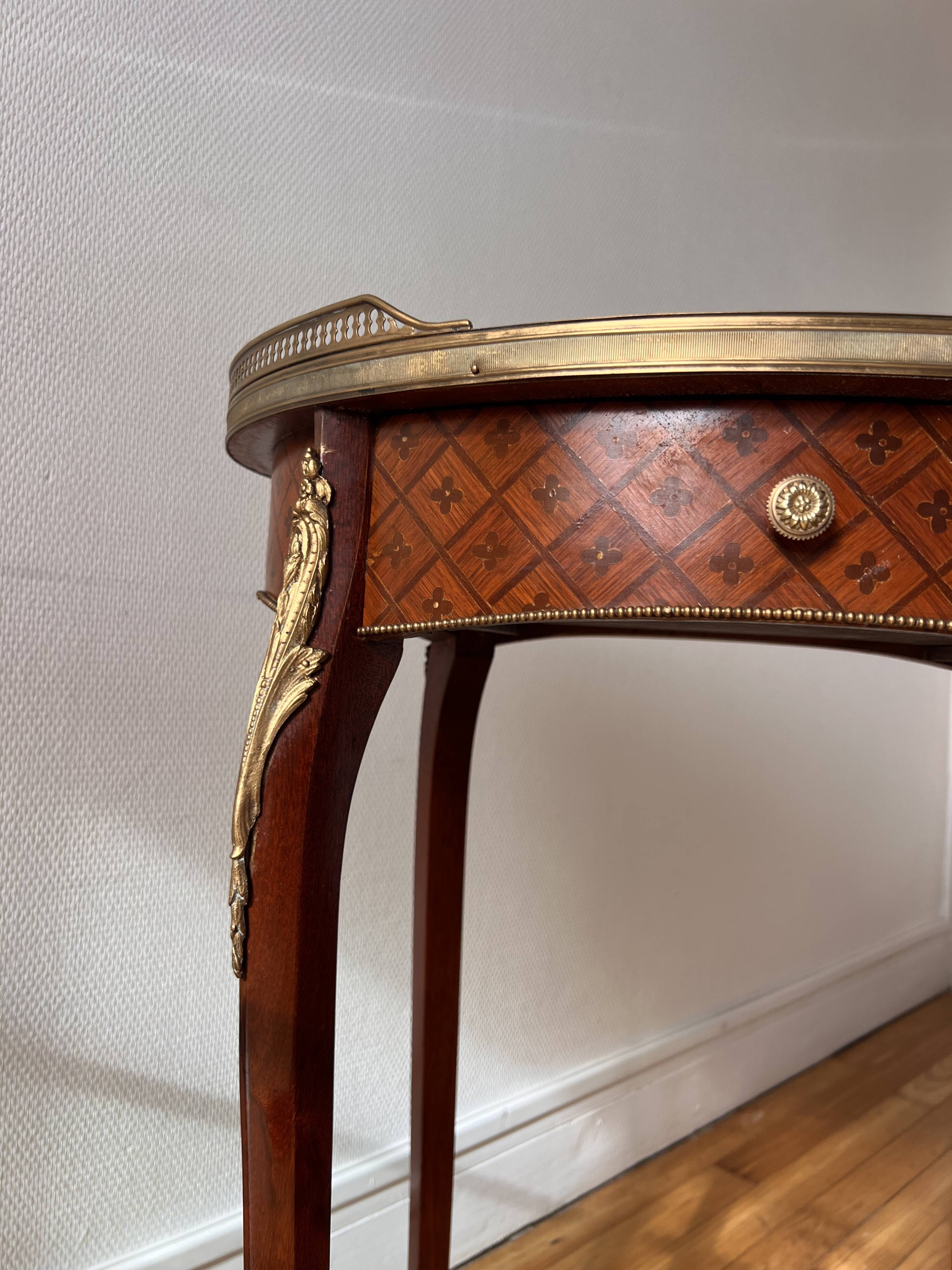 Bouillotte Table Louis XVI - Late 19th Century