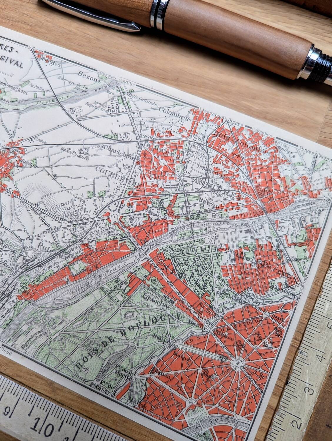 Printed in 1914, Rueil, Asnières, Bougival.