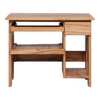 Petit bureau français du milieu du siècle en bois