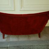 Vintage sofa Swedish year 40/50 wing arc curved Carl Malmsten