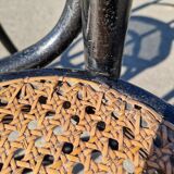 Set of 2 cane bistro chairs