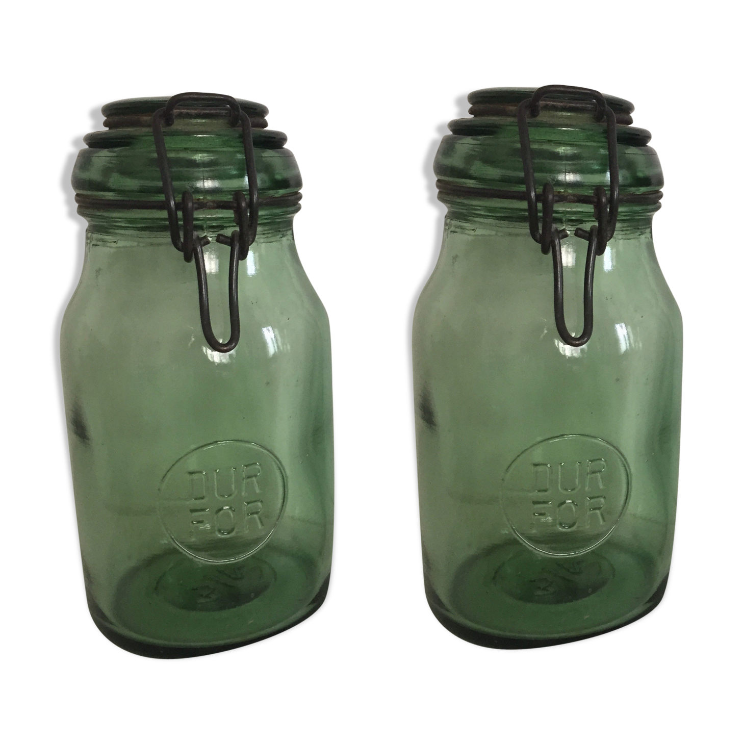 Pair of Durfor jars - 3/4 litre