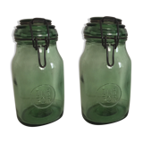 Pair of Durfor jars - 3/4 litre