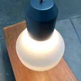 Minimalist bell-shaped pendant lamp in metal and glass, Italian by Sebastian Herkner for Classicon.