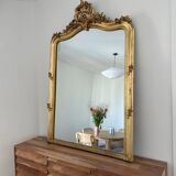 Antique gilded mirror