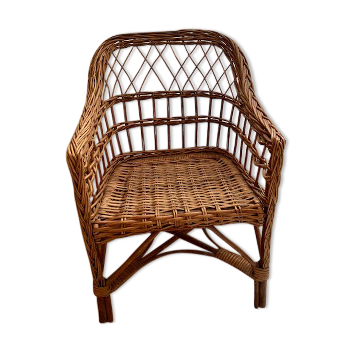 Rattan children's chair