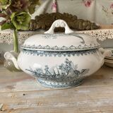 Ste Amandinoise "Margot" Muguet ironware soup tureen