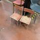 Set of 2 children's chairs