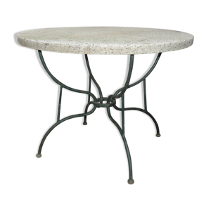 Table ronde d'extérieur, - jardin 1950