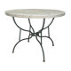 Outdoor round table, garden year 1950