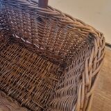 Rectangular wicker basket