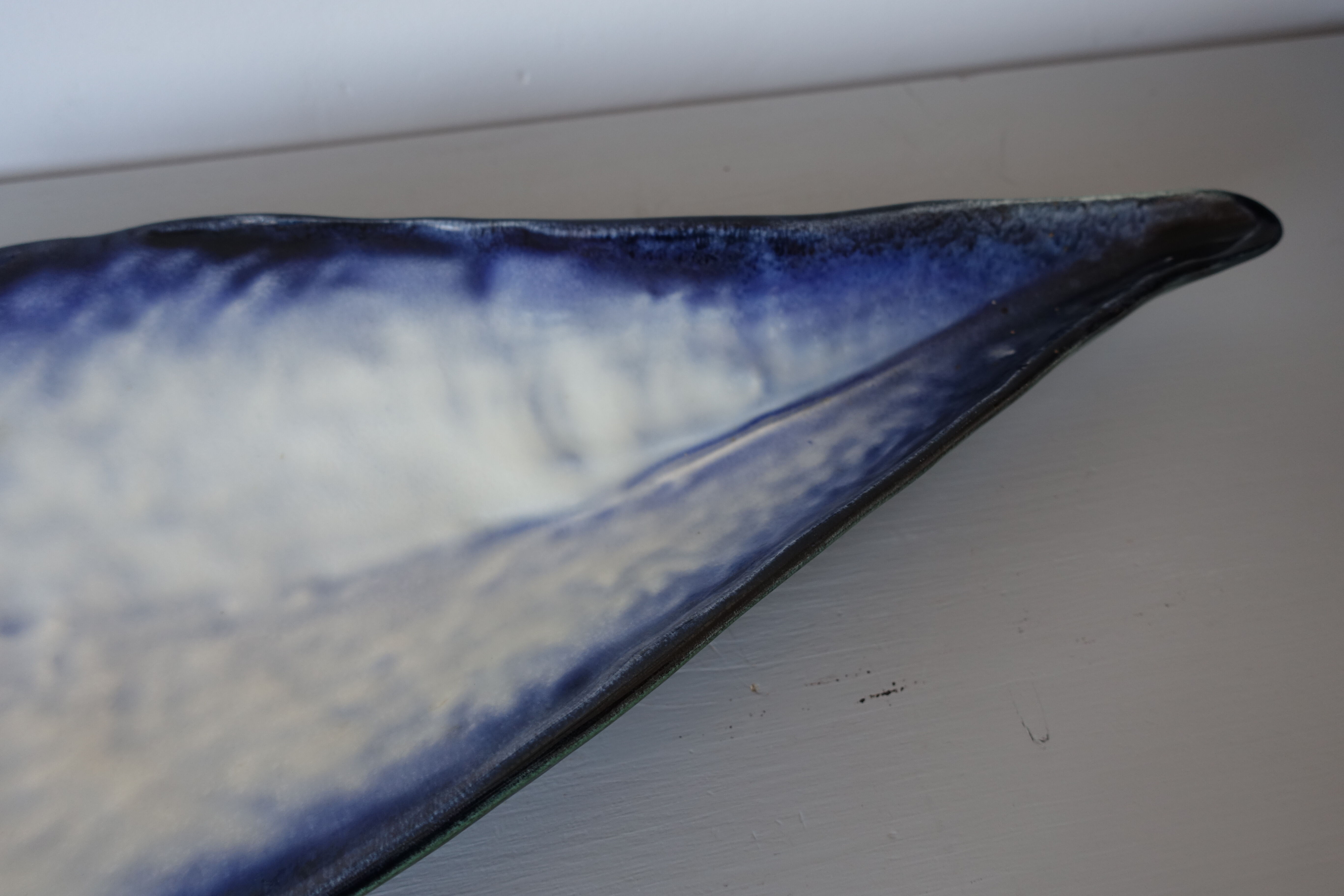 Pol Chambost flat in the shape of pearly shell 1950