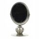 Art deco mirror, nickel-plated brass, Poland, 1950s
