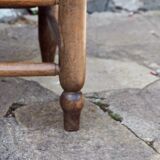 Chaise de nourrice paillée rustique