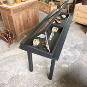 Antique display cabinet on legs