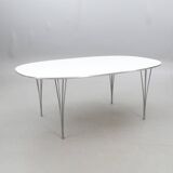 Table a manger piet hein & bruno mathsson superellips' fritz hansen,1983, danemark