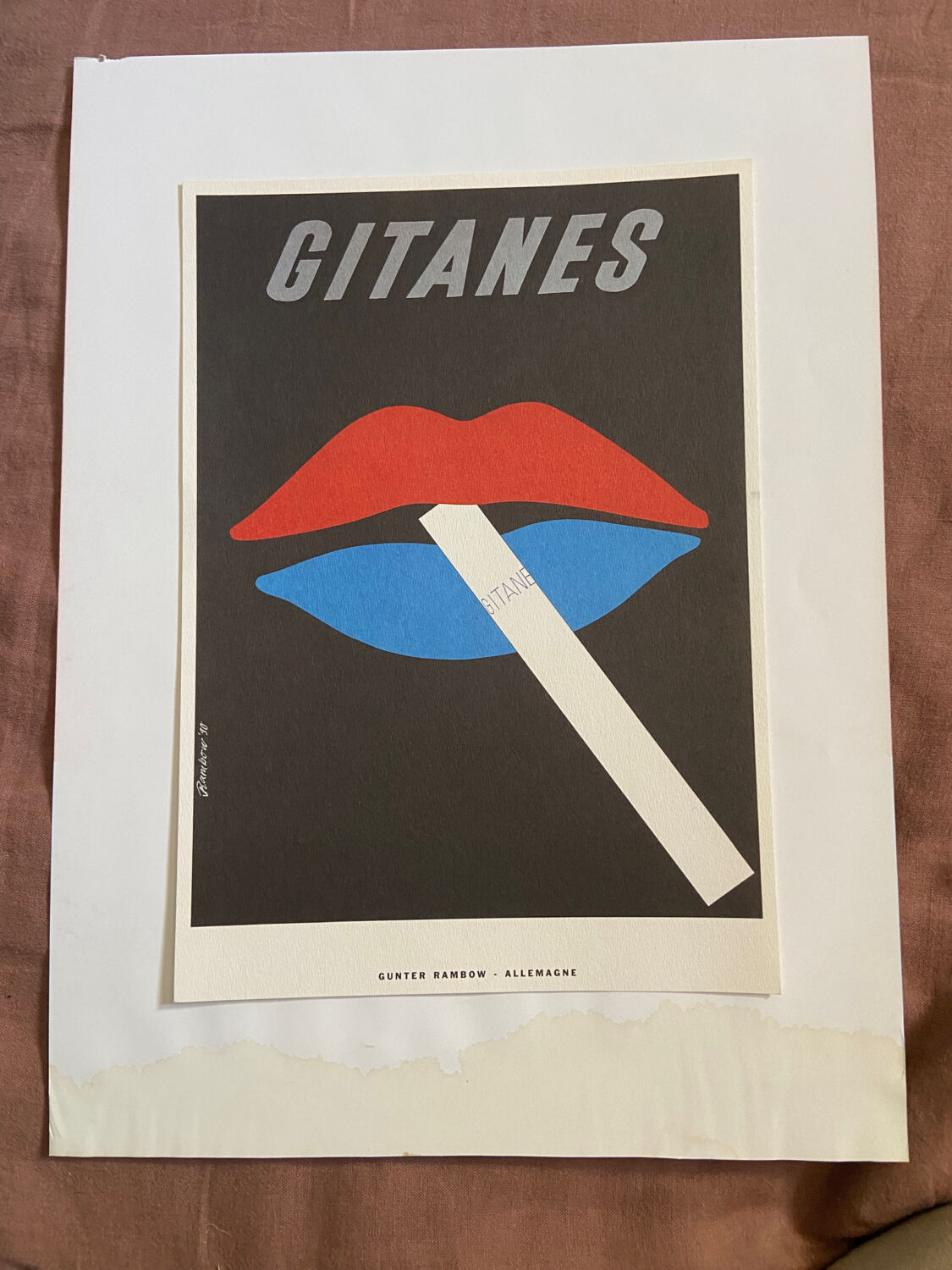 1991 Gitanes poster