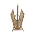 Scandinavian rattan magazine rack, Sweden, 1950