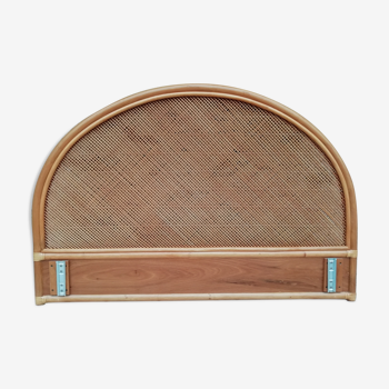 Headboard 2 places rattan /wicker