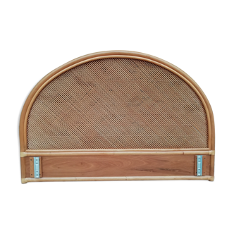 Headboard 2 places rattan /wicker