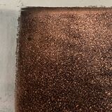 Large brushed metal (aluminum) pocket, 20th century design