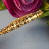 Brass hand mirror