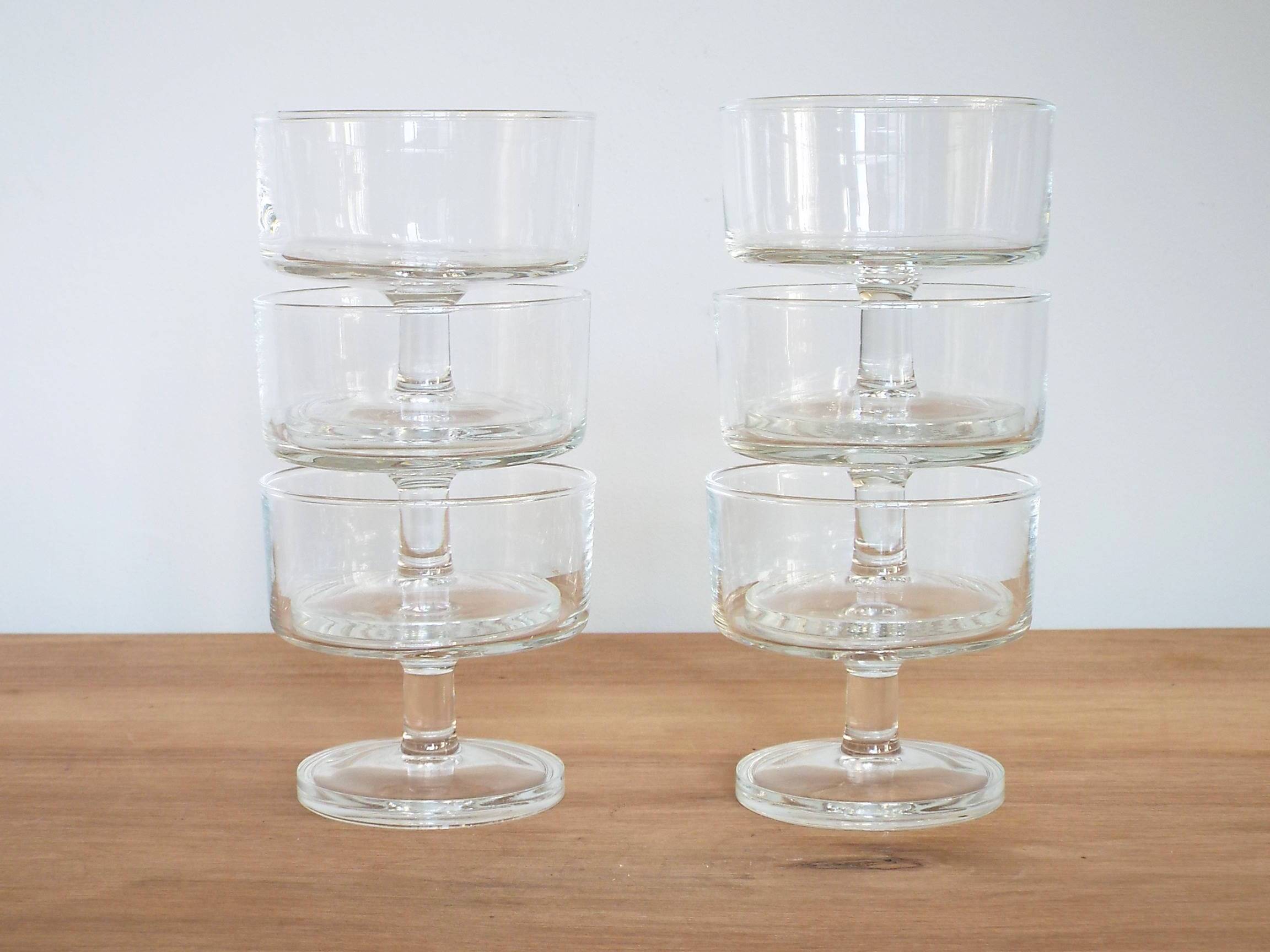 6 cavalier champagne glasses