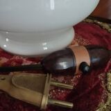 Vintage retro opaline lamp