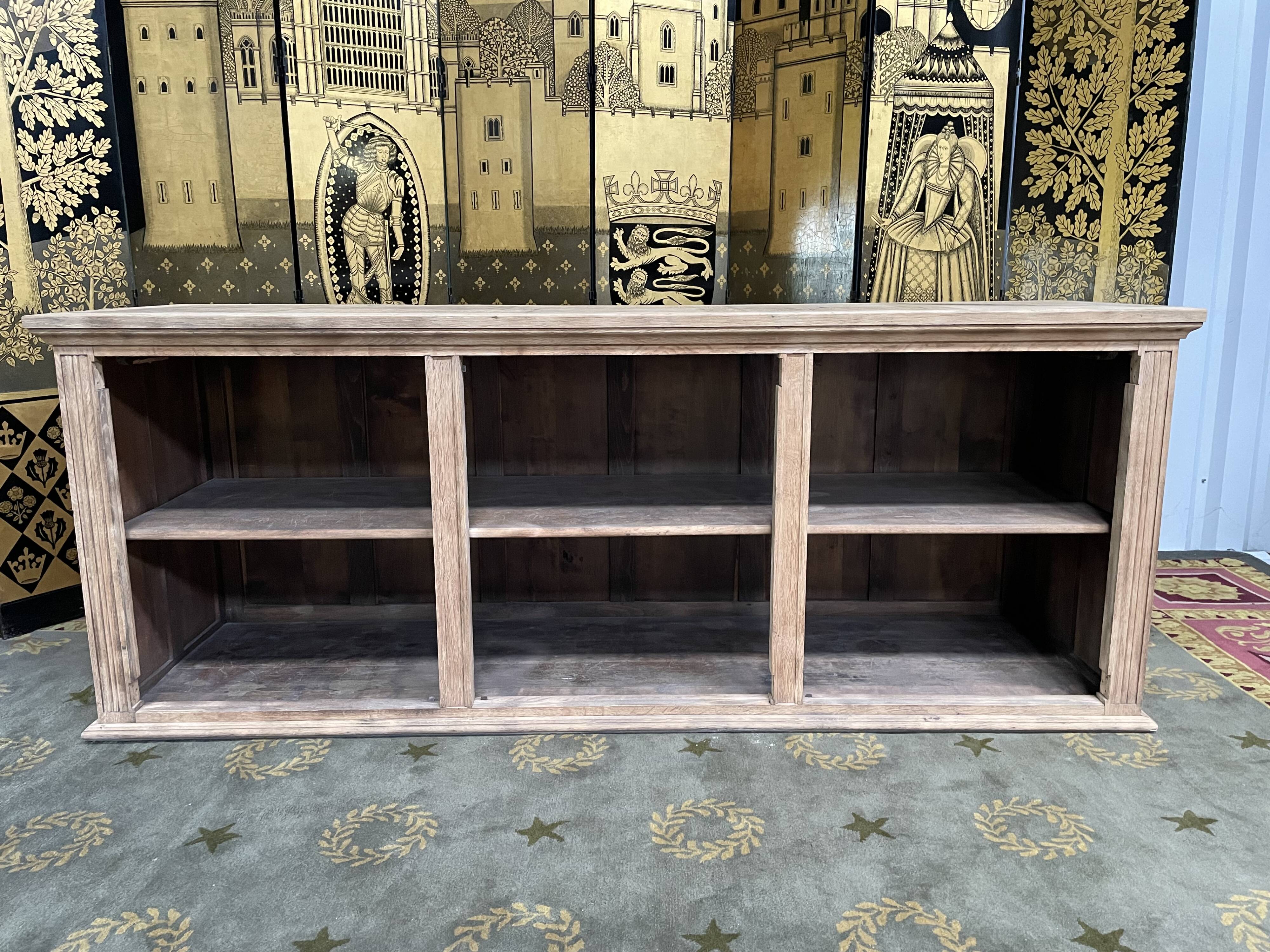 Aero gummed solid oak sideboard