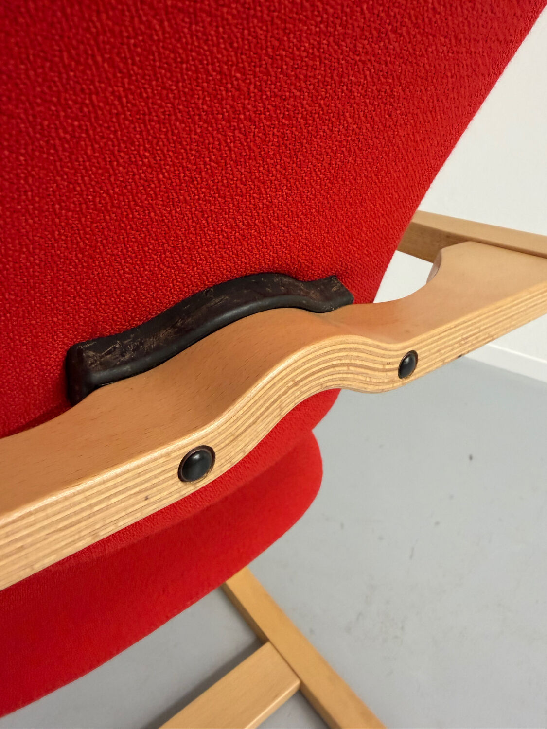 Stokke Varier Actulum red Scandinavian design rocking chair