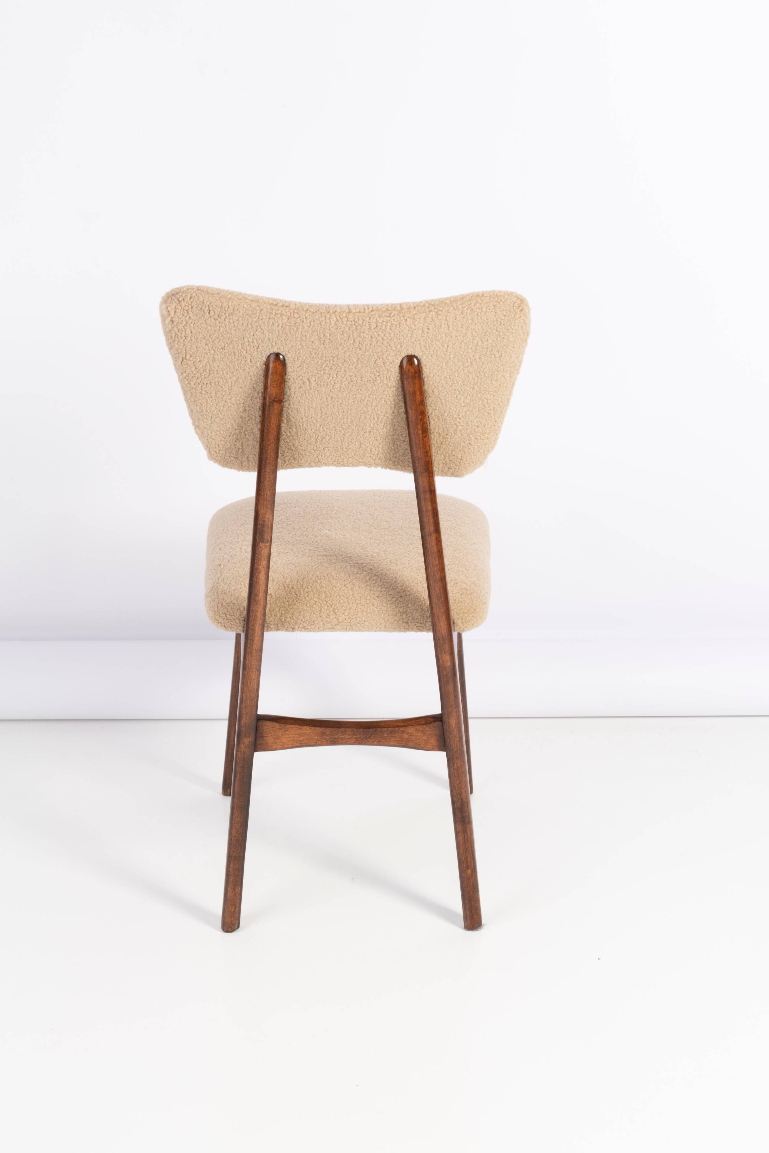 Camel Chair Soft Boucle from the 20th century, 1960s