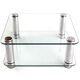 Italian Glass and Chrome Square Coffee Table by by Marco Zanuso for Zanotta, 1960s