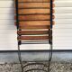 Lot chaises de jardin rétros