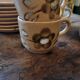 Cups from the Sarreguemines art workshop. 1970s